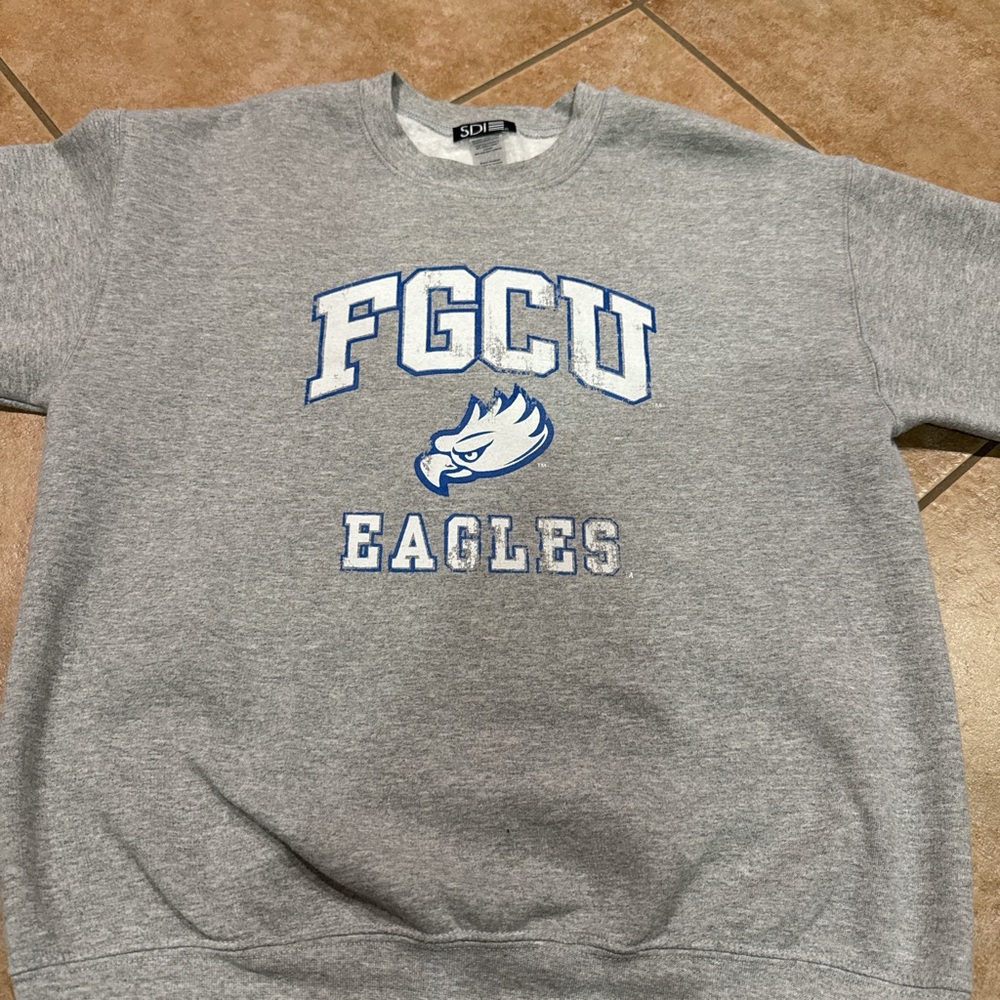 Jerzees Gray Crewneck Sweater Classic Design